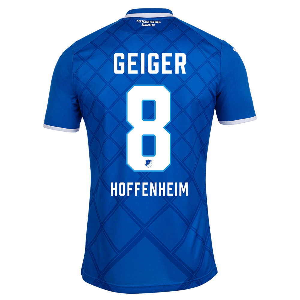 Hombre Dennis Geiger 8 1ª Equipación Azul Camiseta 2019/20 La Camisa Chile