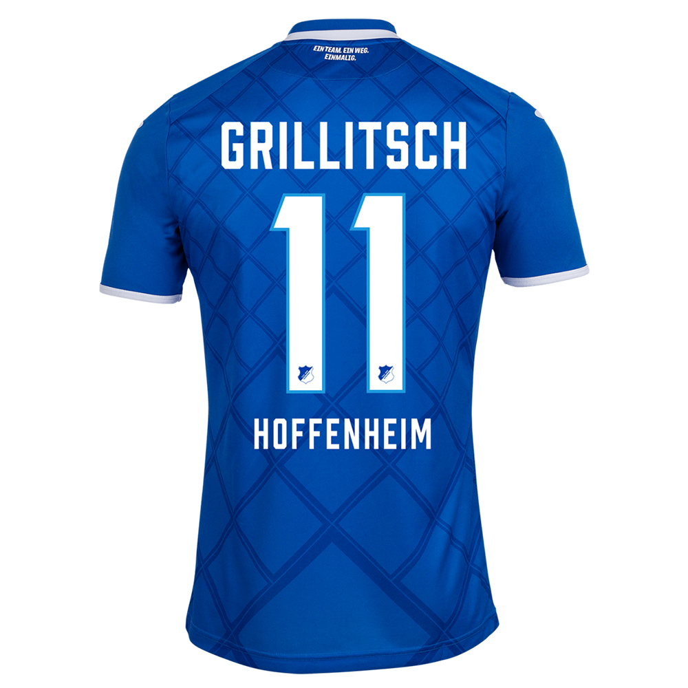 Hombre Florian Grillitsch 11 1ª Equipación Azul Camiseta 2019/20 La Camisa Chile