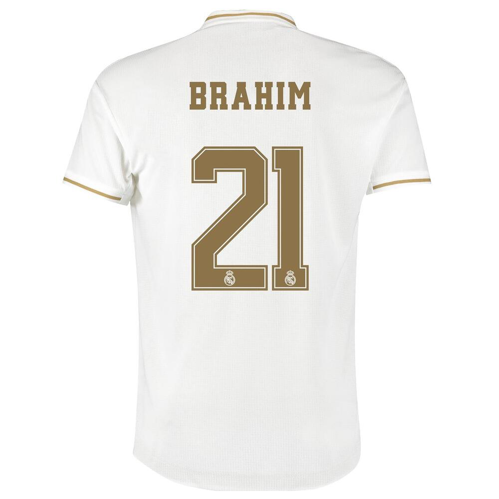 Hombre Brahim Diaz 21 1ª Equipación Blanco Camiseta 2019/20 La Camisa Chile