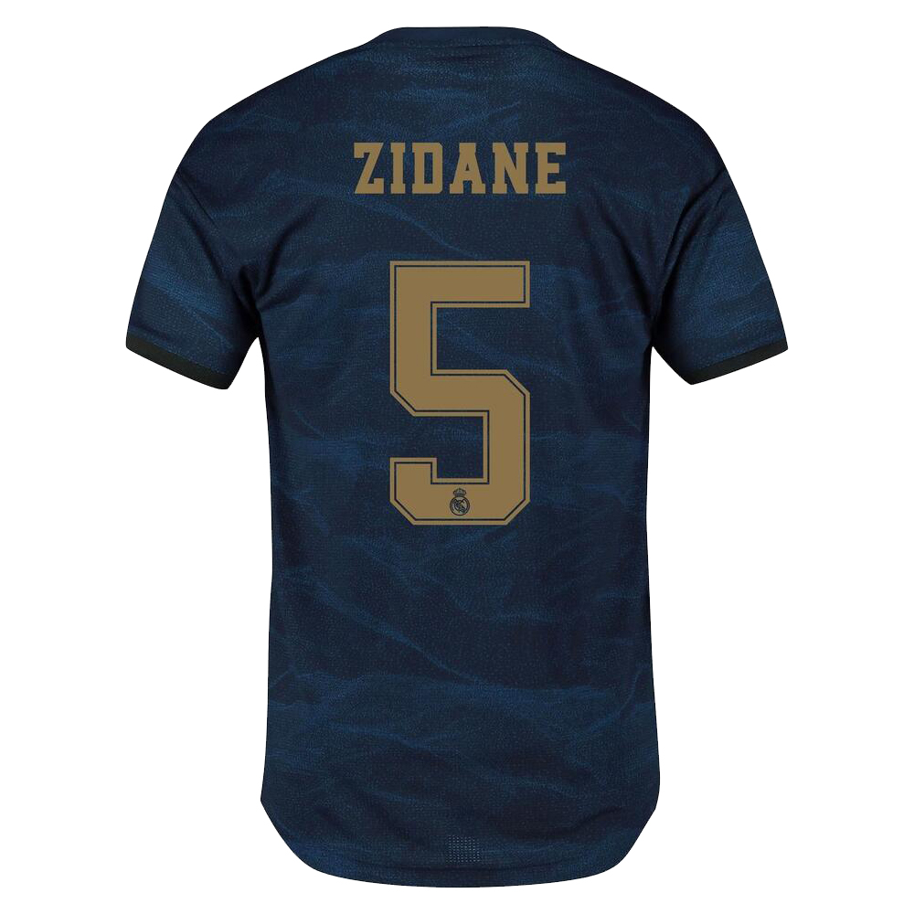 Hombre Zinedine Zidane 5 2ª Equipación Armada Camiseta 2019/20 La Camisa Chile