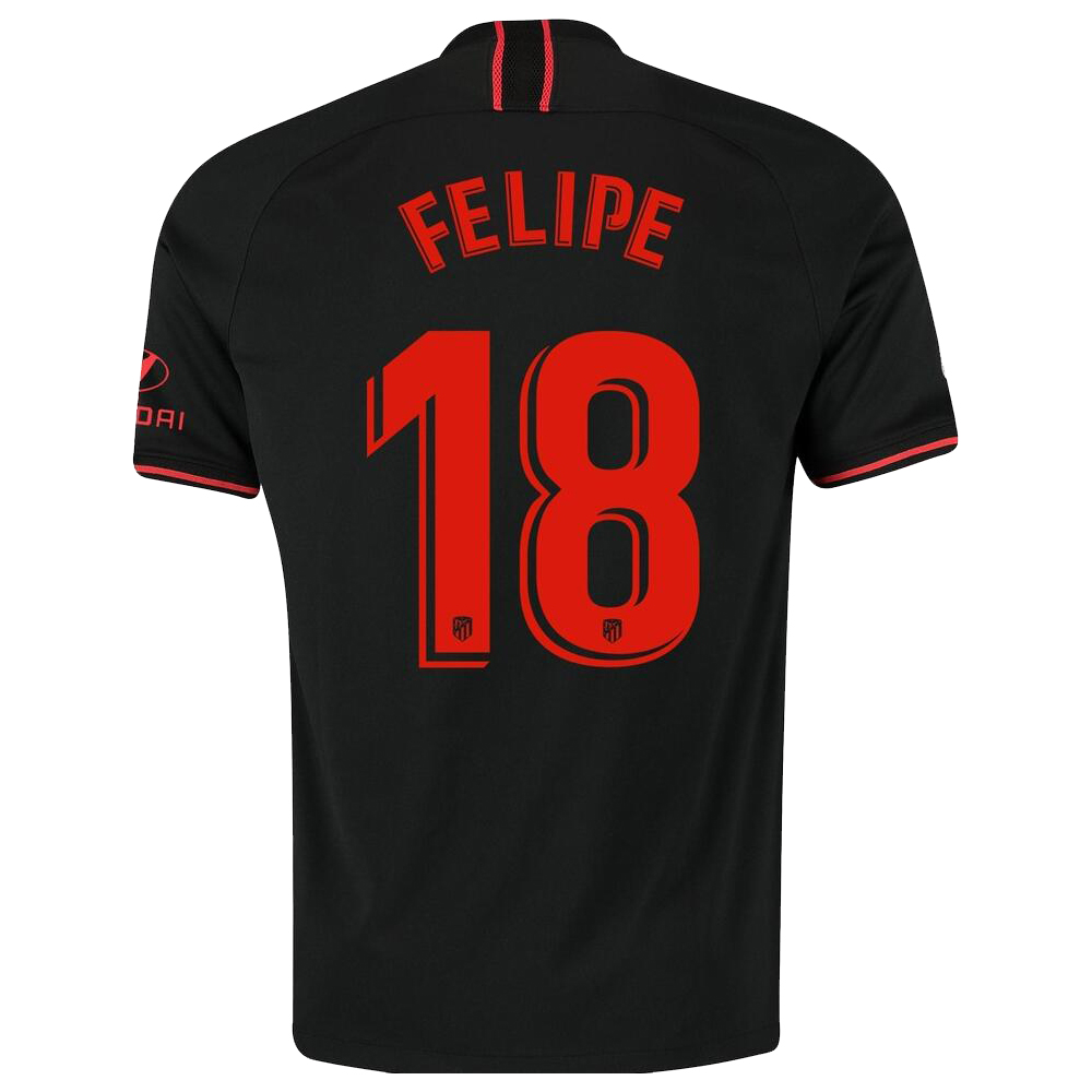 Hombre Felipe 18 2ª Equipación Negro Camiseta 2019/20 La Camisa Chile