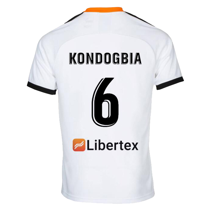 Hombre Geoffrey Kondogbia 6 1ª Equipación Blanco Camiseta 2019/20 La Camisa Chile