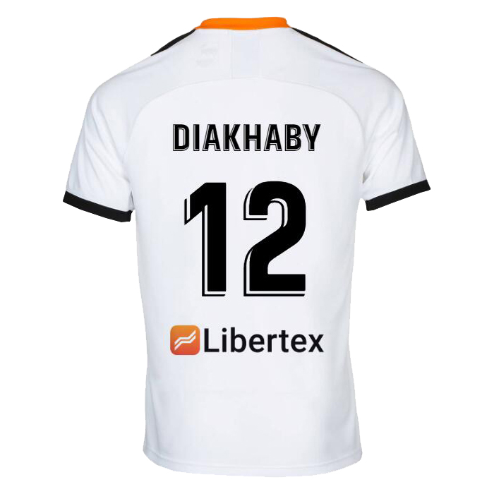 Hombre Mouctar Diakhaby 12 1ª Equipación Blanco Camiseta 2019/20 La Camisa Chile