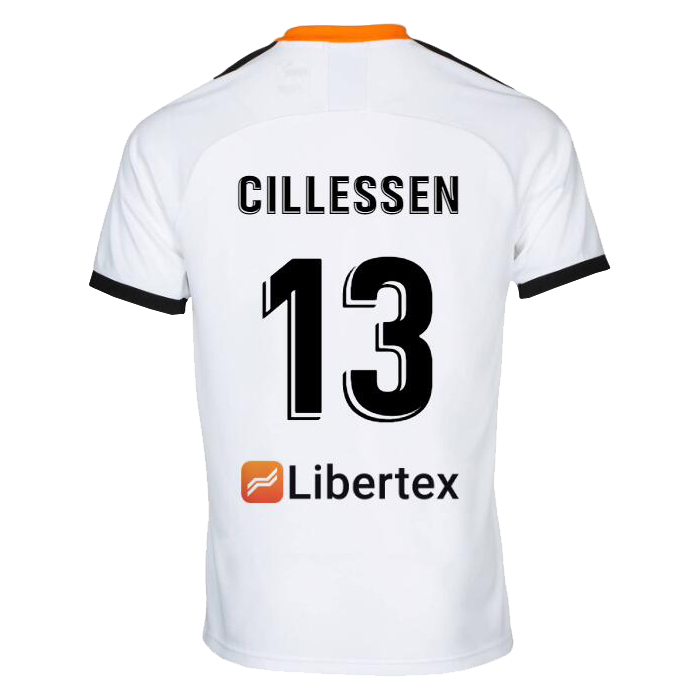Hombre Jasper Cillessen 13 1ª Equipación Blanco Camiseta 2019/20 La Camisa Chile