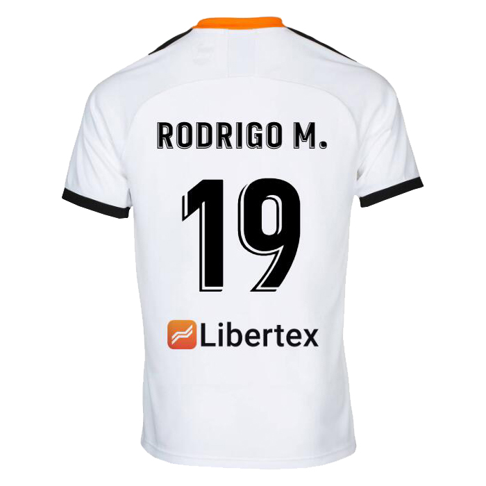 Hombre Rodrigo M. 19 1ª Equipación Blanco Camiseta 2019/20 La Camisa Chile