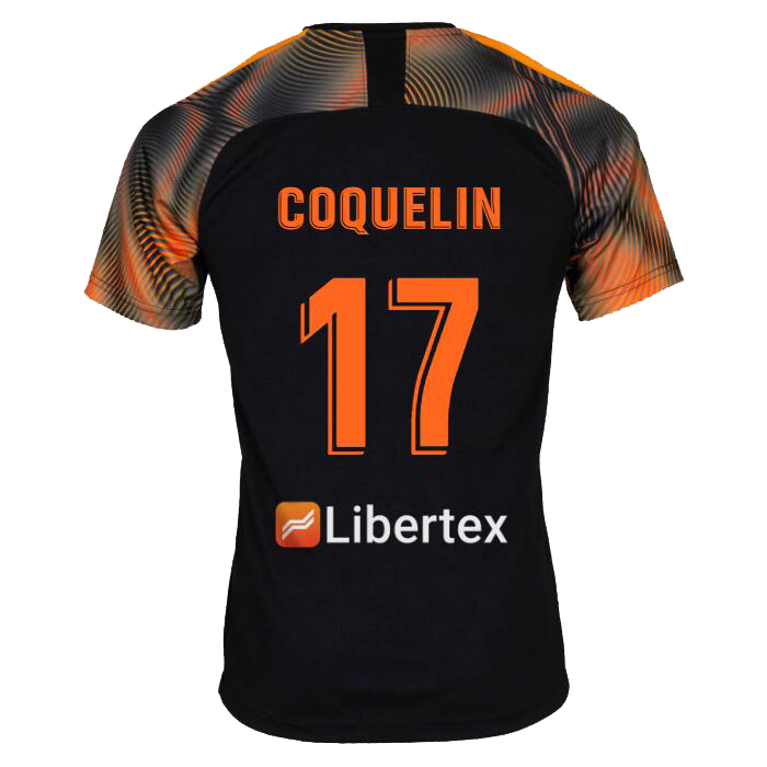 Hombre Francis Coquelin 17 2ª Equipación Negro Camiseta 2019/20 La Camisa Chile