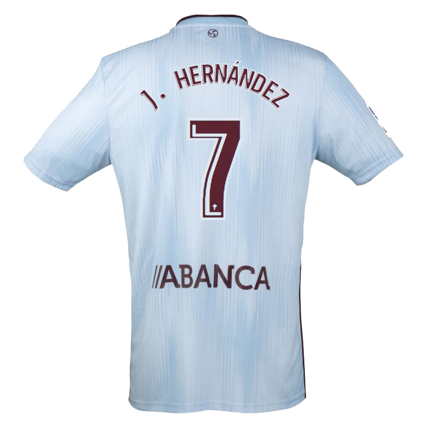 Hombre Juan Hernandez 7 1ª Equipación Azul Camiseta 2019/20 La Camisa Chile