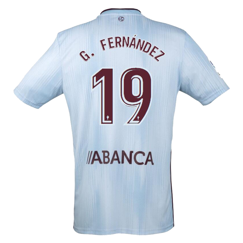 Hombre Gabriel Fernandez 19 1ª Equipación Azul Camiseta 2019/20 La Camisa Chile