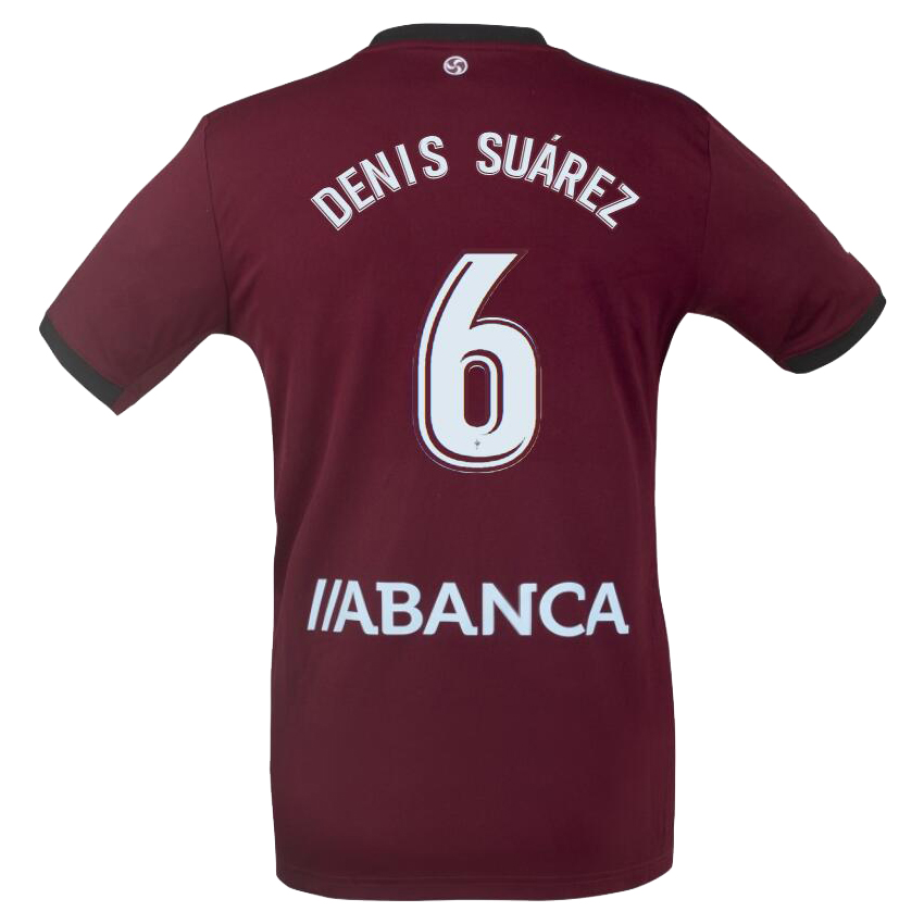 Hombre Denis Suarez 6 2ª Equipación Vino Rojo Camiseta 2019/20 La Camisa Chile
