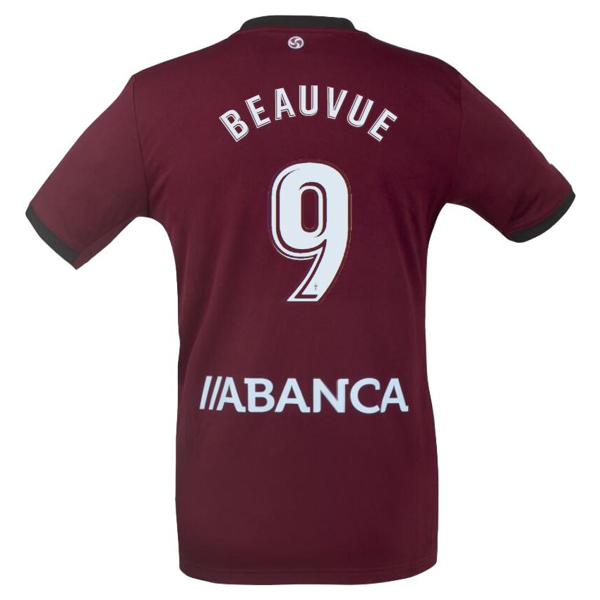 Hombre Claudio Beauvue 9 2ª Equipación Vino Rojo Camiseta 2019/20 La Camisa Chile