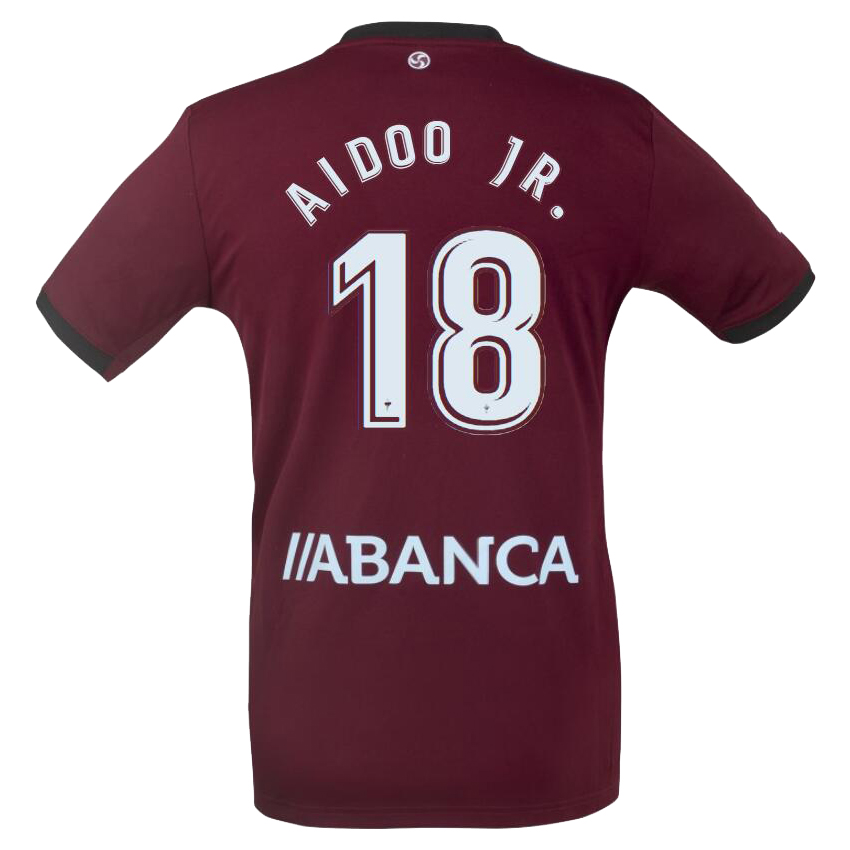 Hombre Joseph Aidoo 18 2ª Equipación Vino Rojo Camiseta 2019/20 La Camisa Chile