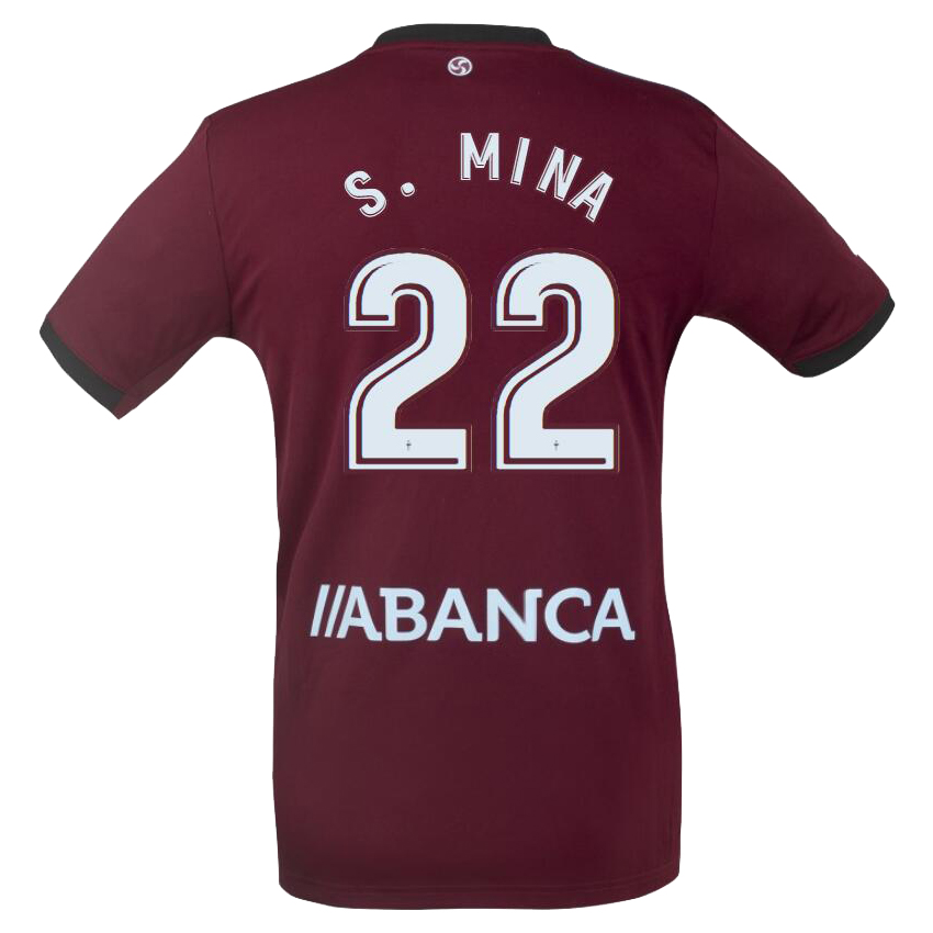 Hombre Santi Mina 22 2ª Equipación Vino Rojo Camiseta 2019/20 La Camisa Chile