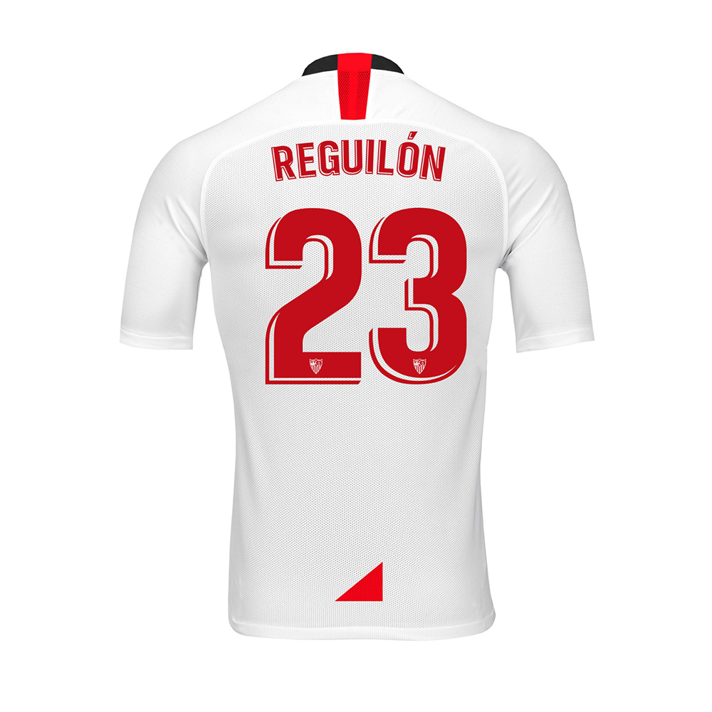 Hombre Sergio Reguilon 23 1ª Equipación Blanco Camiseta 2019/20 La Camisa Chile