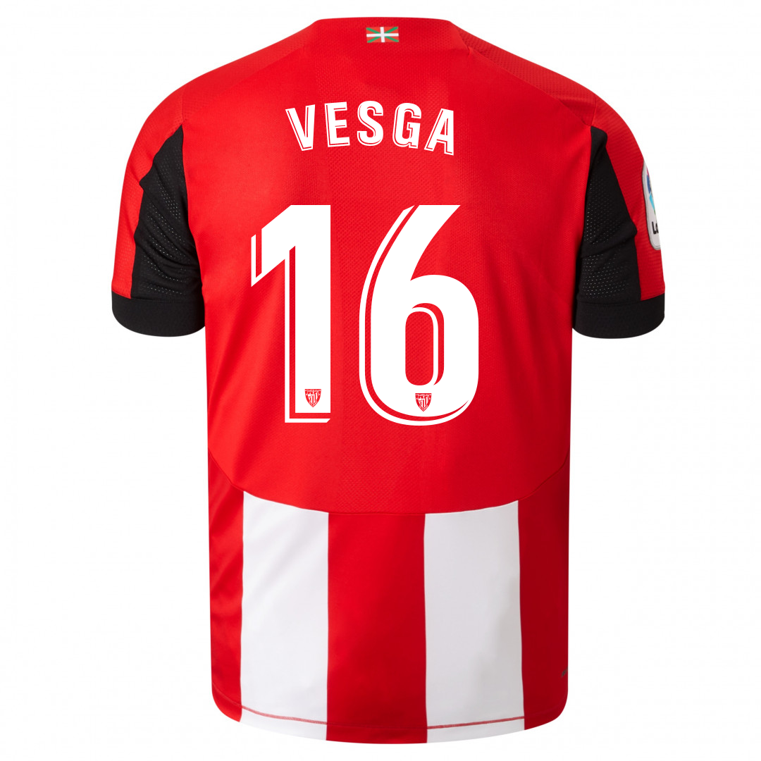 Hombre Mikel Vesga 16 1ª Equipación Rojo Camiseta 2019/20 La Camisa Chile