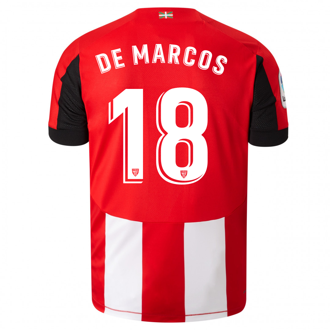 Hombre Oscar de Marcos 18 1ª Equipación Rojo Camiseta 2019/20 La Camisa Chile