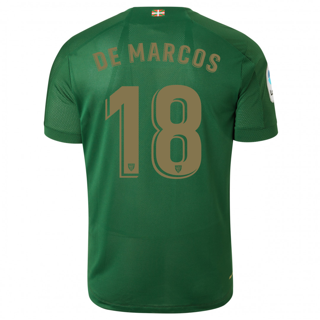Hombre Oscar de Marcos 18 2ª Equipación Verde Camiseta 2019/20 La Camisa Chile