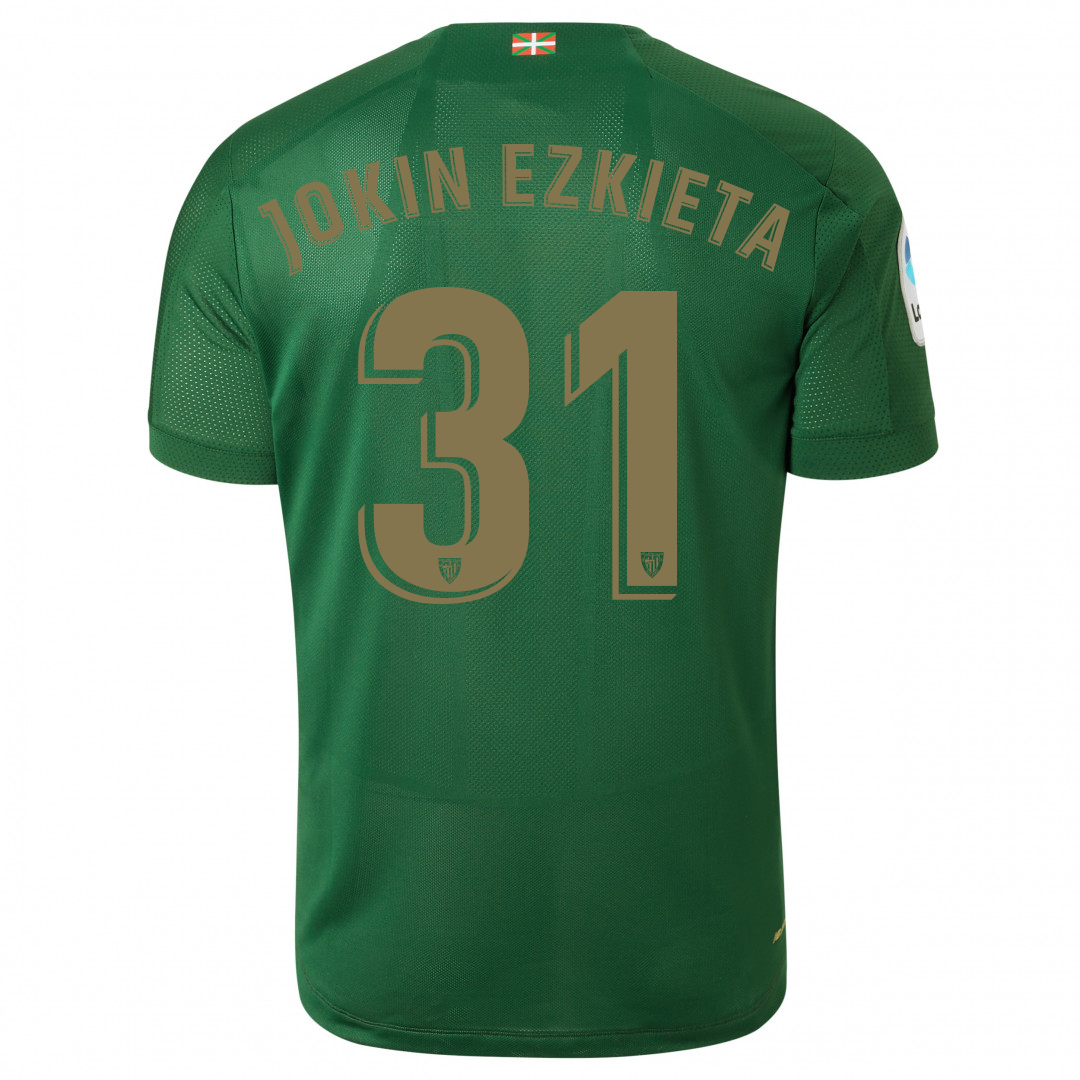 Hombre Jokin Ezkieta 31 2ª Equipación Verde Camiseta 2019/20 La Camisa Chile