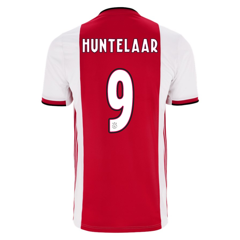 Hombre Klaas Jan Huntelaar 9 1ª Equipación Rojo Blanco Camiseta 2019/20 La Camisa Chile