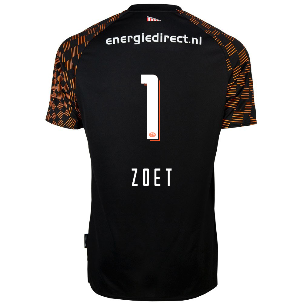 Hombre Jeroen Zoet 1 2ª Equipación Negro Camiseta 2019/20 La Camisa Chile