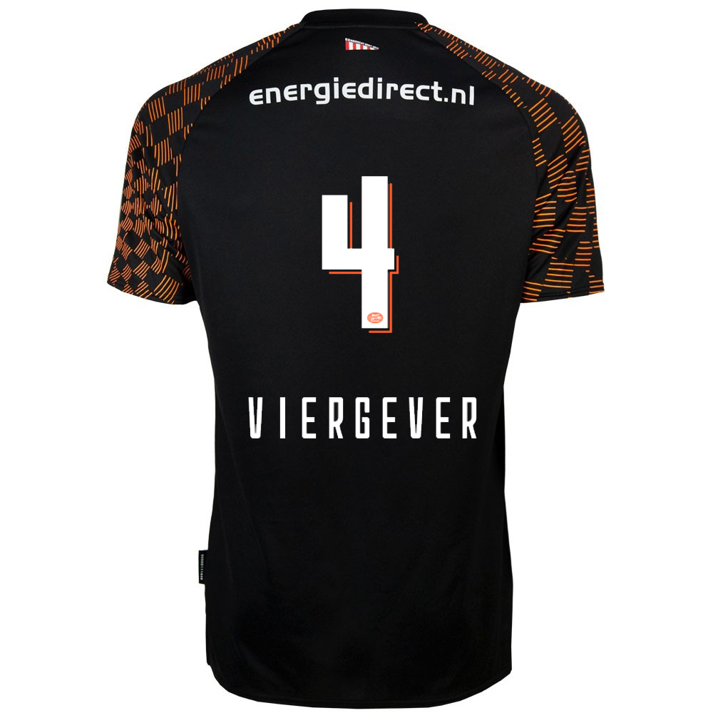 Hombre Nick Viergever 4 2ª Equipación Negro Camiseta 2019/20 La Camisa Chile