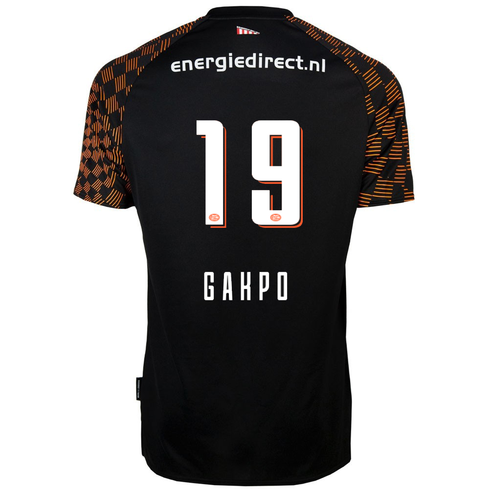 Hombre Cody Gakpo 19 2ª Equipación Negro Camiseta 2019/20 La Camisa Chile
