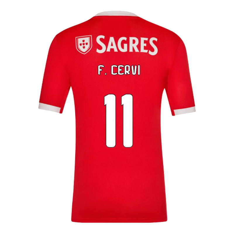 Hombre Franco Cervi 11 1ª Equipación Rojo Camiseta 2019/20 La Camisa Chile