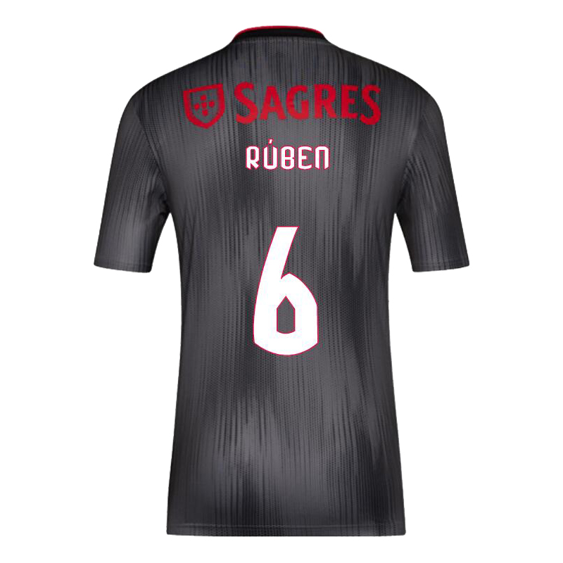 Hombre Ruben Dias 6 2ª Equipación Gris Camiseta 2019/20 La Camisa Chile