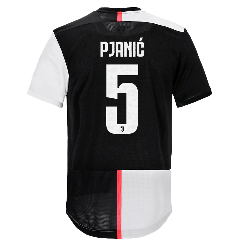 Hombre Miralem Pjanic 5 1ª Equipación Blanco Negro Camiseta 2019/20 La Camisa Chile