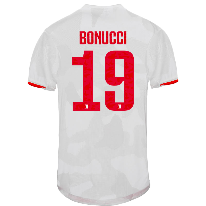 Hombre Leonardo Bonucci 19 2ª Equipación Gris Camiseta 2019/20 La Camisa Chile