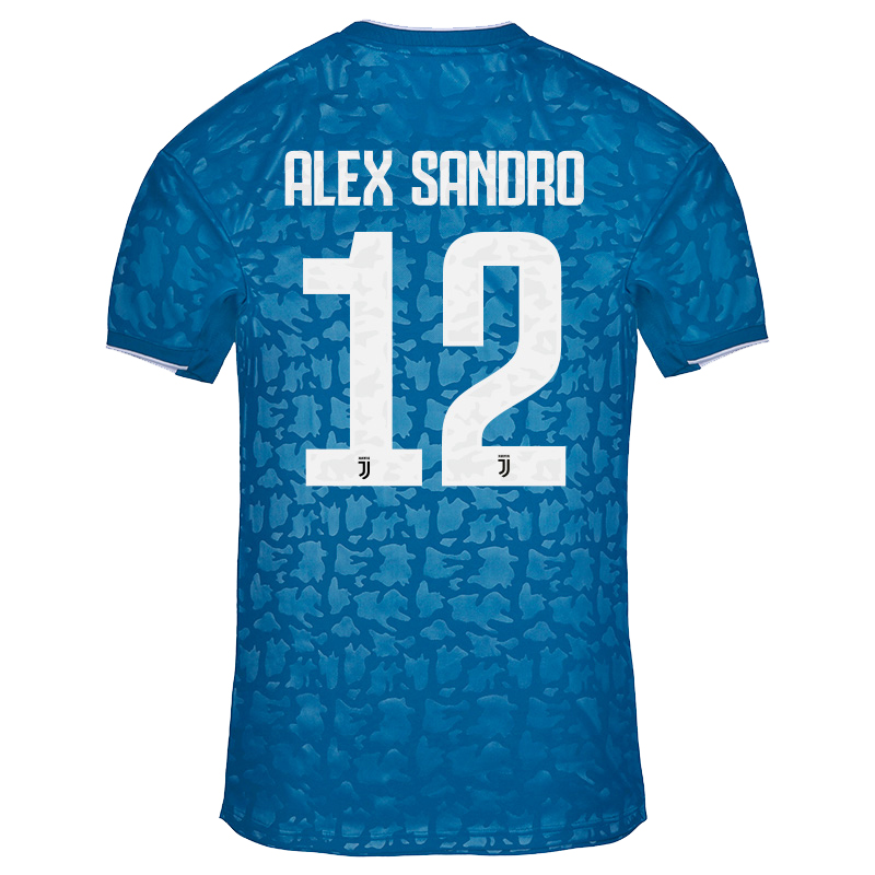 Hombre Alex Sandro 12 3ª Equipación Azul Camiseta 2019/20 La Camisa Chile