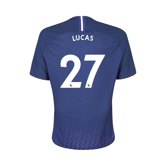 Hombre Lucas Moura 27 2ª Equipación Azul Real Camiseta 2019/20 La Camisa Chile