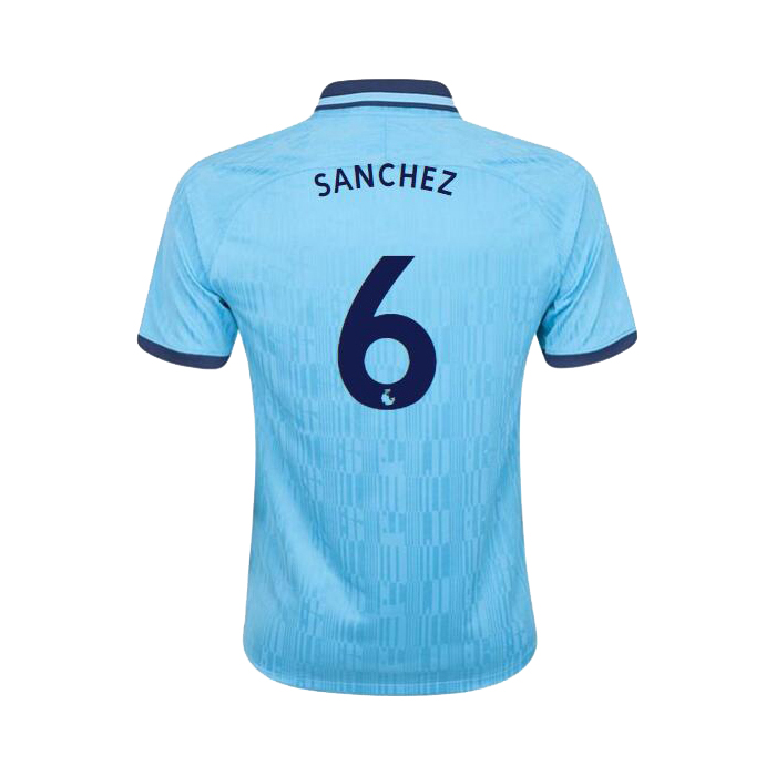 Hombre Davinson Sanchez 6 3ª Equipación Azul Camiseta 2019/20 La Camisa Chile