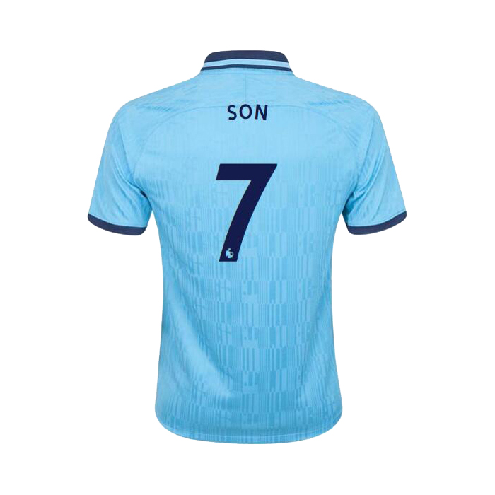 Hombre Son Heung-min 7 3ª Equipación Azul Camiseta 2019/20 La Camisa Chile
