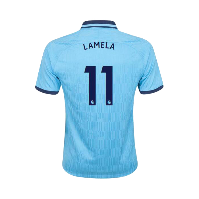 Hombre Erik Lamela 11 3ª Equipación Azul Camiseta 2019/20 La Camisa Chile