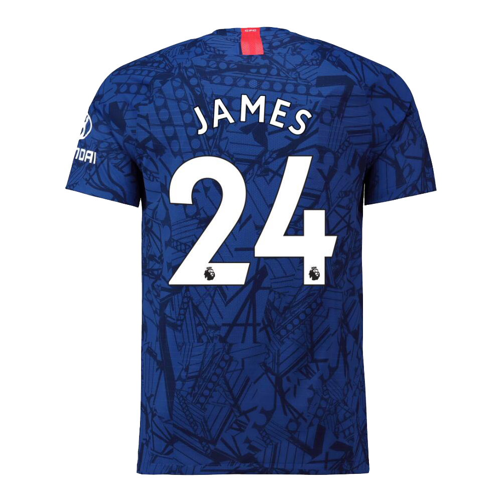 Hombre James 24 1ª Equipación Azul Real Camiseta 2019/20 La Camisa Chile