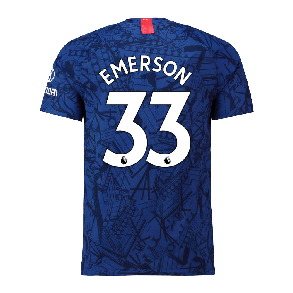 Hombre Emerson Palmieri 33 1ª Equipación Azul Real Camiseta 2019/20 La Camisa Chile