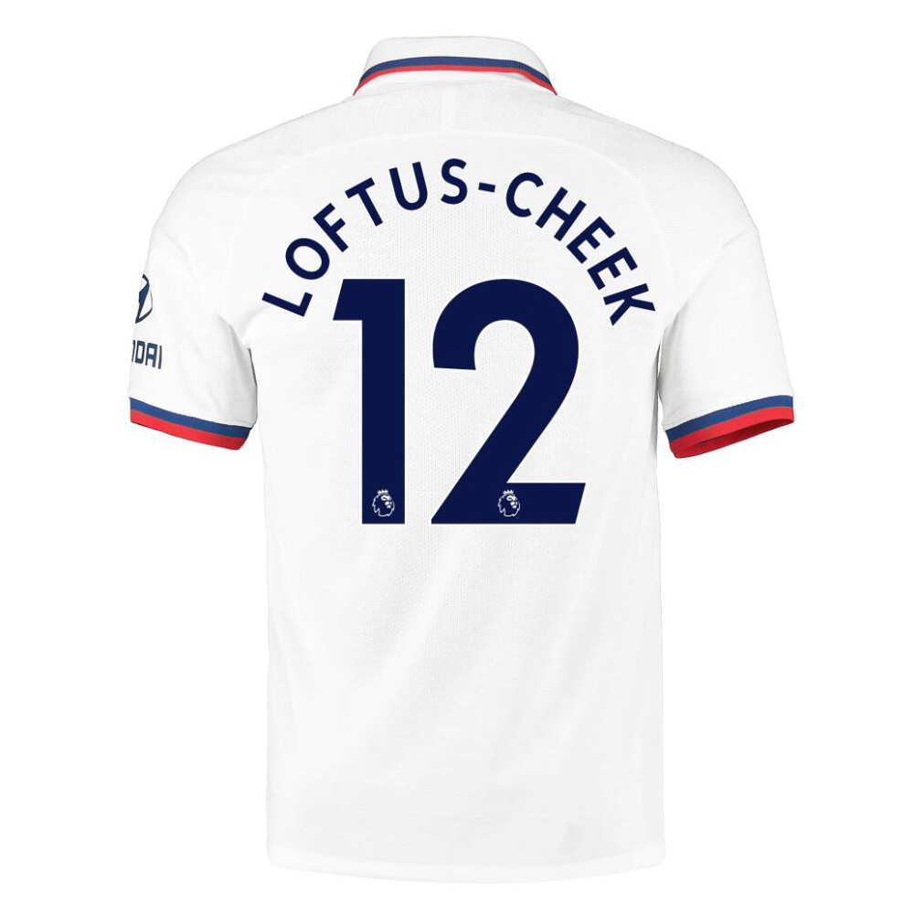Hombre Loftus Cheek 12 2ª Equipación Blanco Camiseta 2019/20 La Camisa Chile