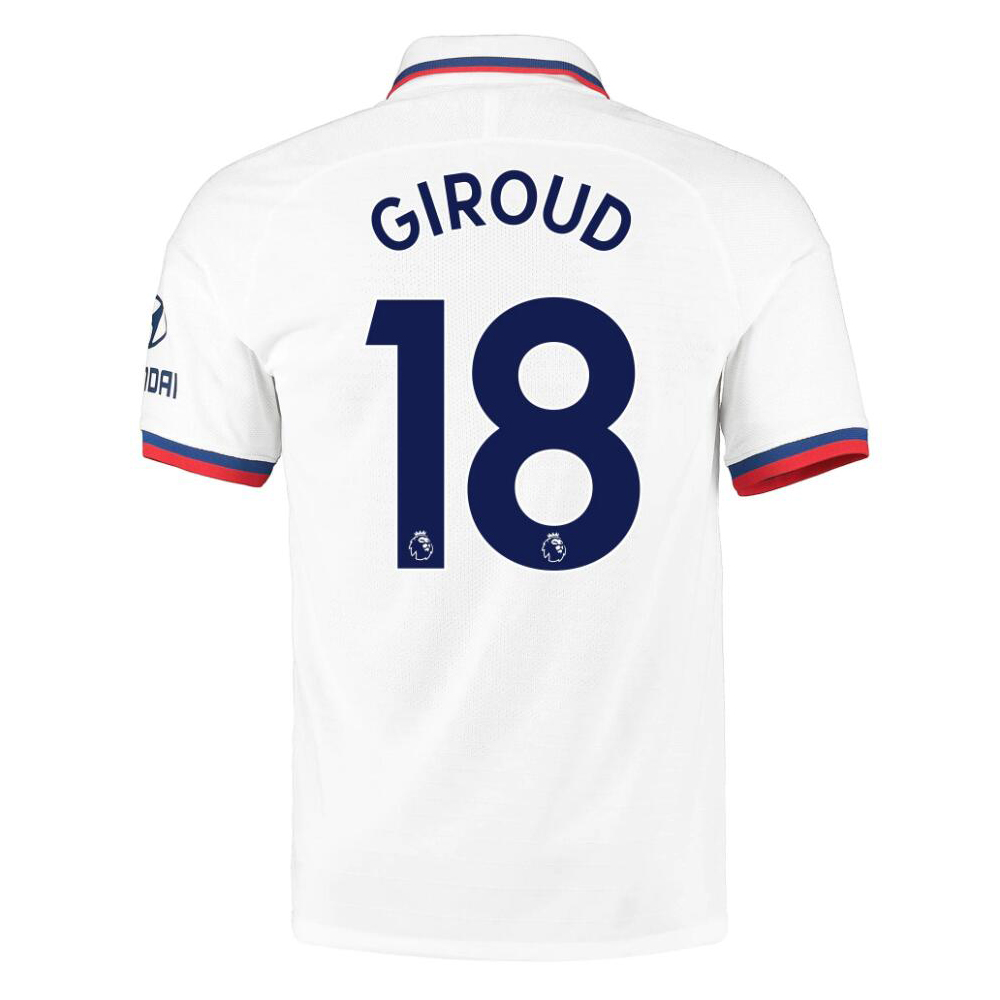 Hombre Olivier Giroud 18 2ª Equipación Blanco Camiseta 2019/20 La Camisa Chile