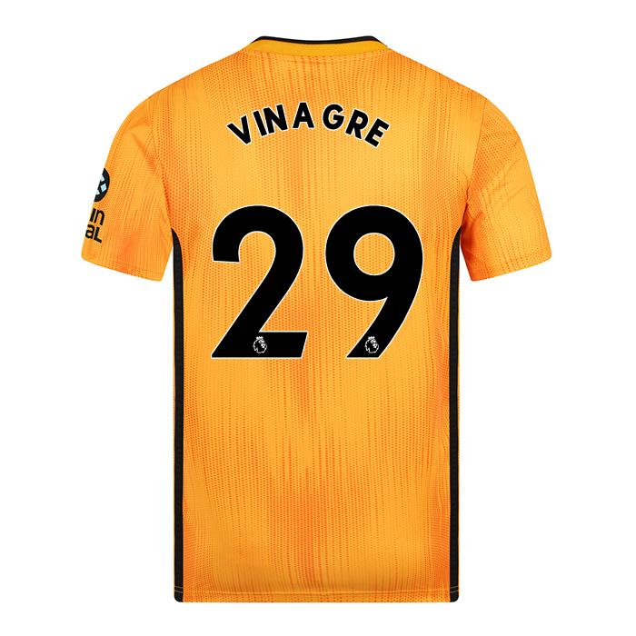 Hombre Ruben Vinagre 29 1ª Equipación Amarillo Camiseta 2019/20 La Camisa Chile