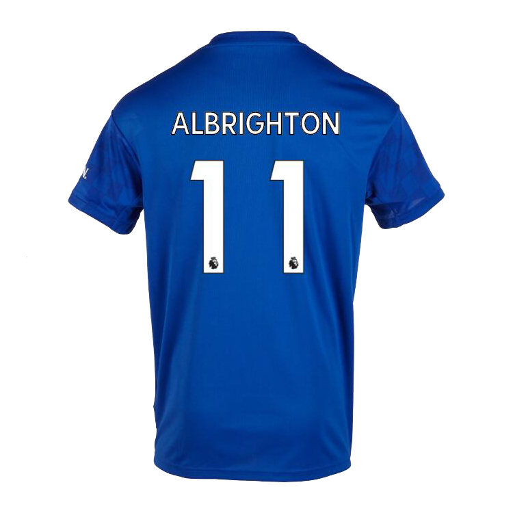 Hombre Marc Albrighton 11 1ª Equipación Azul Real Camiseta 2019/20 La Camisa Chile