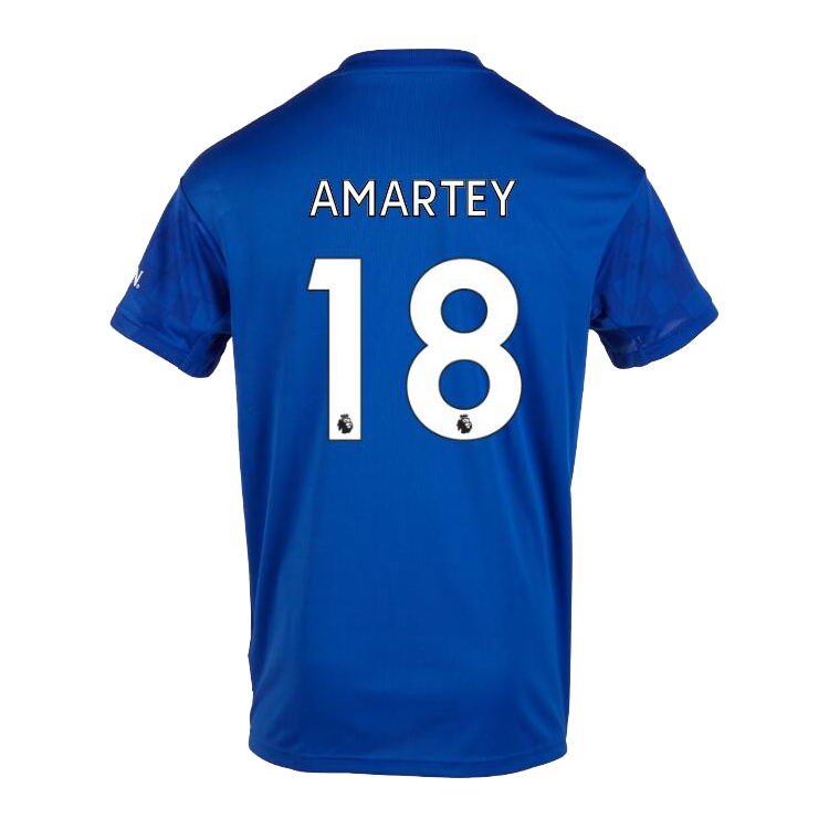 Hombre Daniel Amartey 18 1ª Equipación Azul Real Camiseta 2019/20 La Camisa Chile