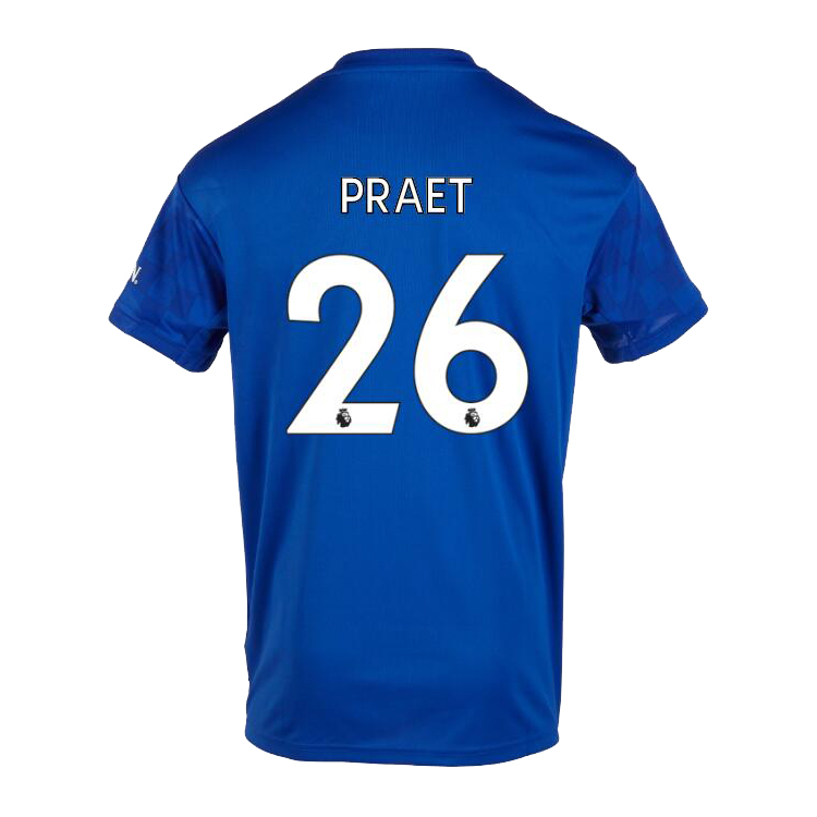 Hombre Dennis Praet 26 1ª Equipación Azul Real Camiseta 2019/20 La Camisa Chile
