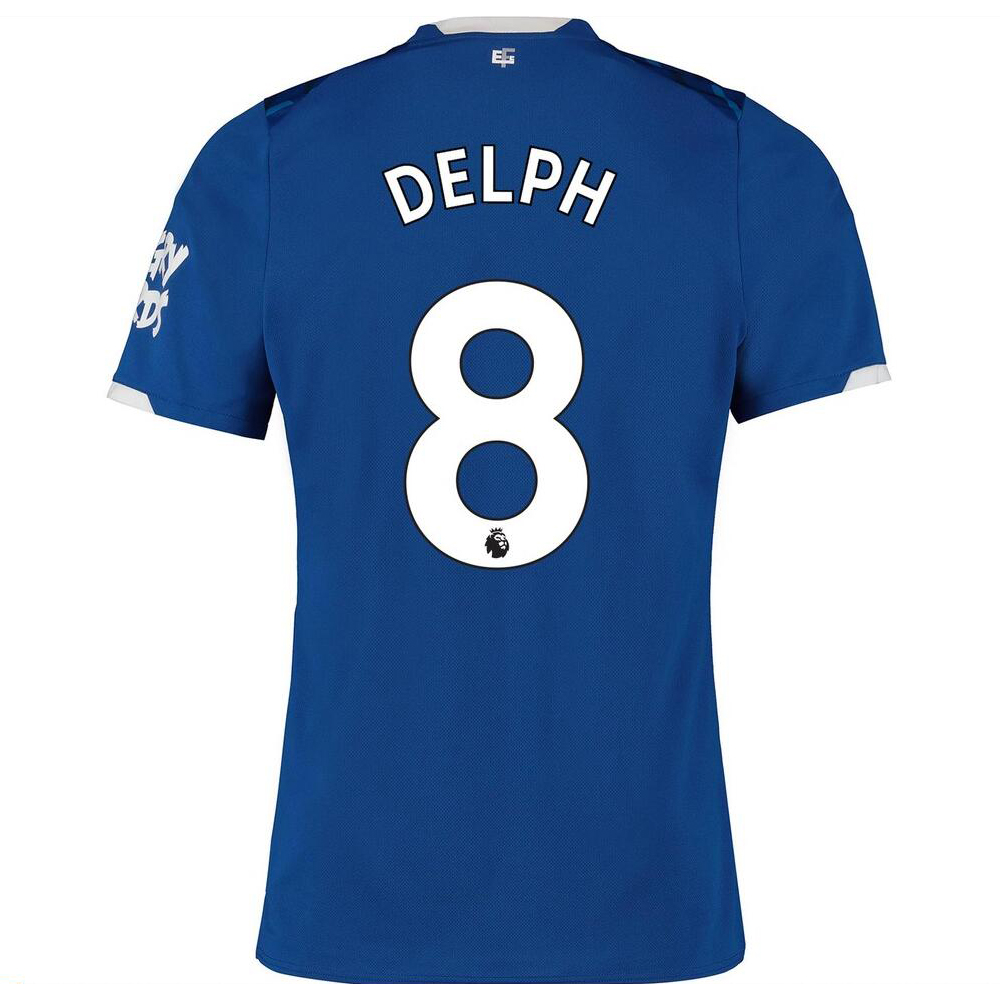 Hombre Fabian Delph 8 1ª Equipación Azul Real Camiseta 2019/20 La Camisa Chile