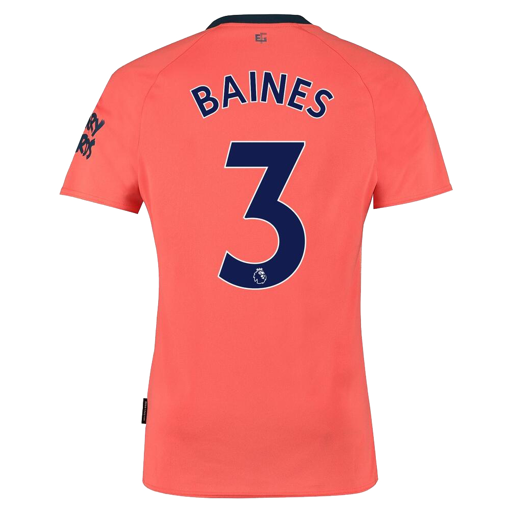 Hombre Leighton Baines 3 2ª Equipación Naranja Camiseta 2019/20 La Camisa Chile
