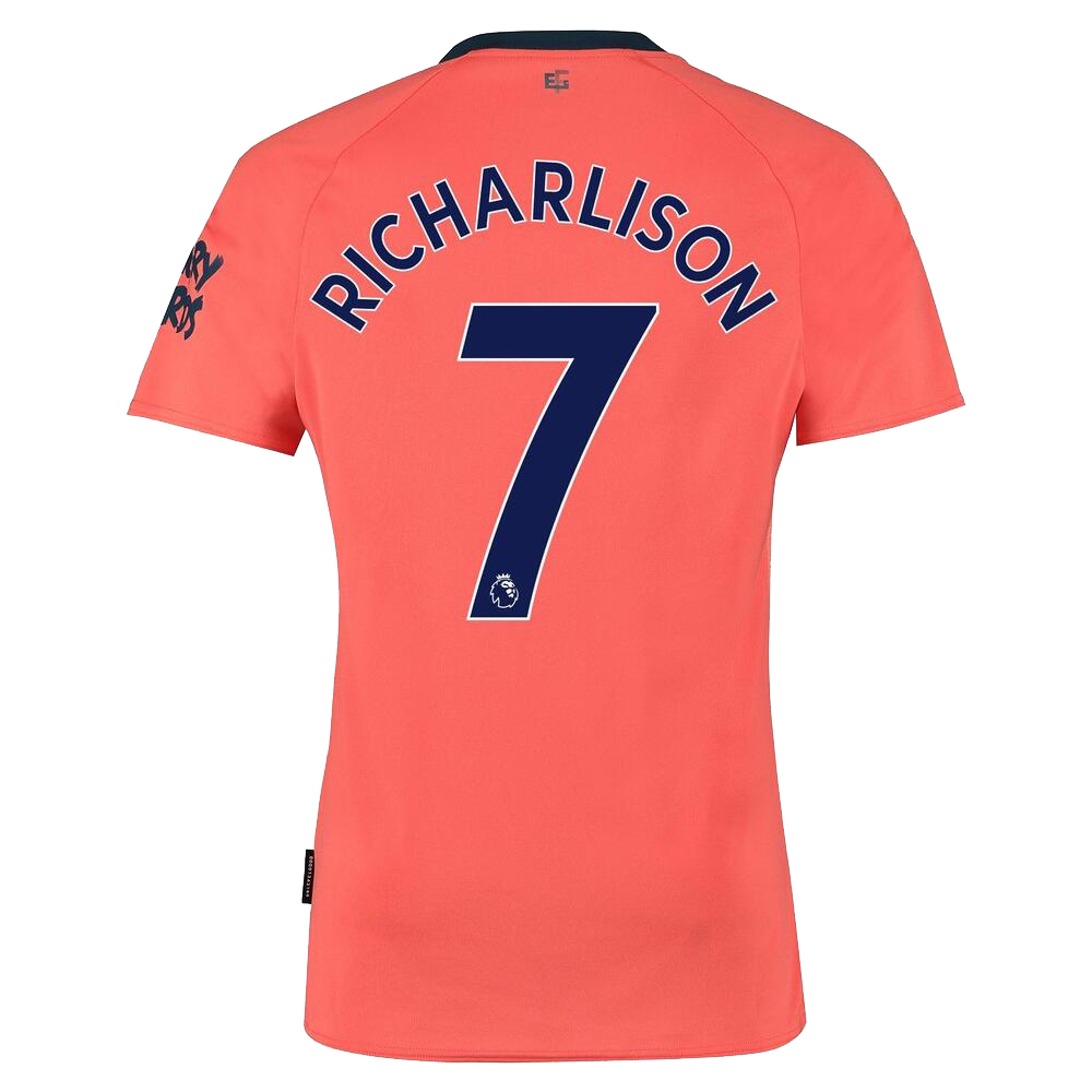 Hombre Richarlison 7 2ª Equipación Naranja Camiseta 2019/20 La Camisa Chile