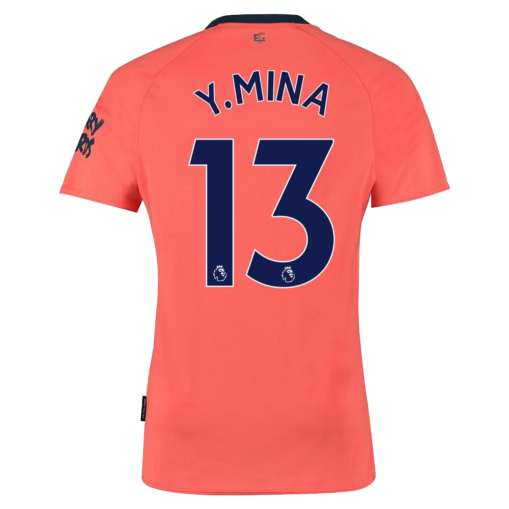 Hombre Yerry Mina 13 2ª Equipación Naranja Camiseta 2019/20 La Camisa Chile