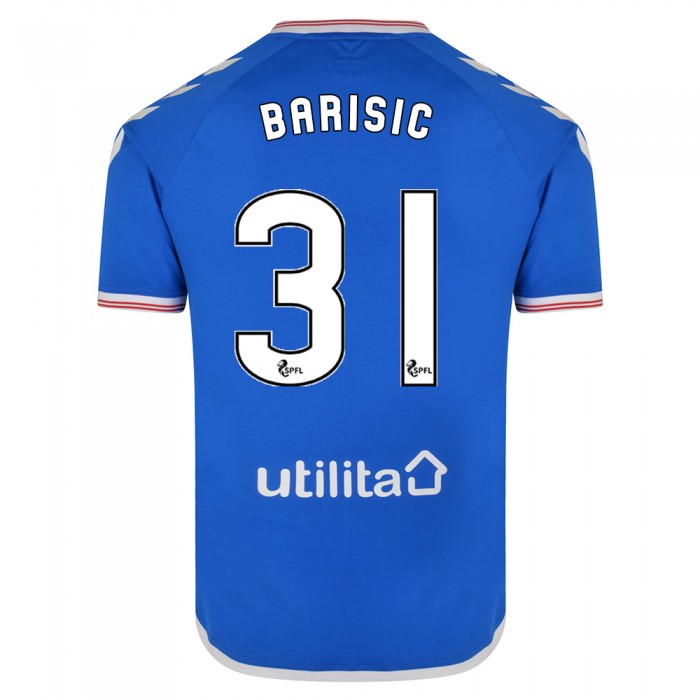 Hombre Borna Barisic 31 1ª Equipación Azul Camiseta 2019/20 La Camisa Chile