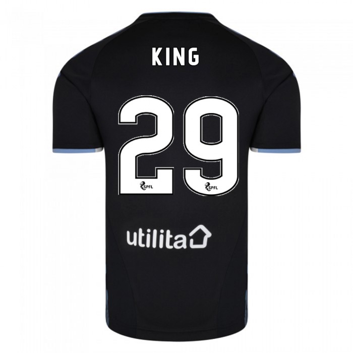 Hombre Andy King 29 2ª Equipación Negro Camiseta 2019/20 La Camisa Chile