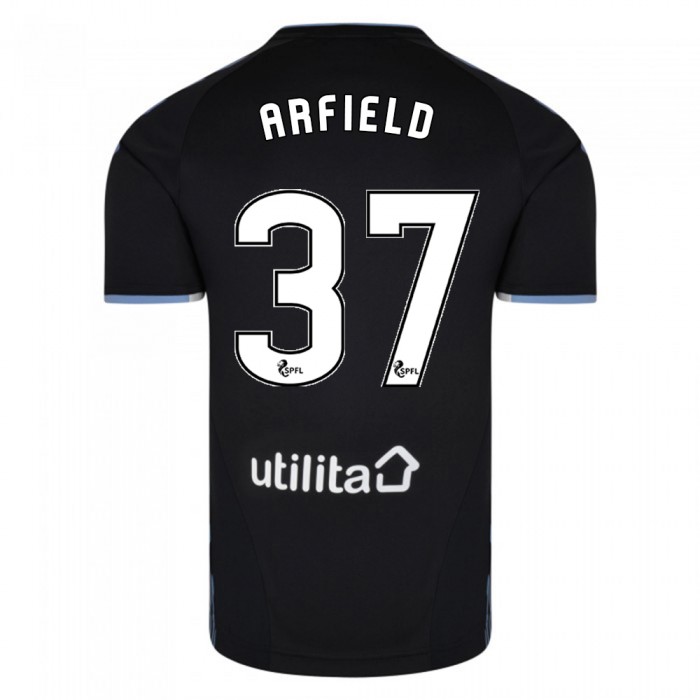 Hombre Scott Arfield 37 2ª Equipación Negro Camiseta 2019/20 La Camisa Chile