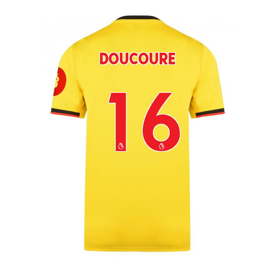Hombre Abdoulaye Doucoure 16 1ª Equipación Amarillo Camiseta 2019/20 La Camisa Chile
